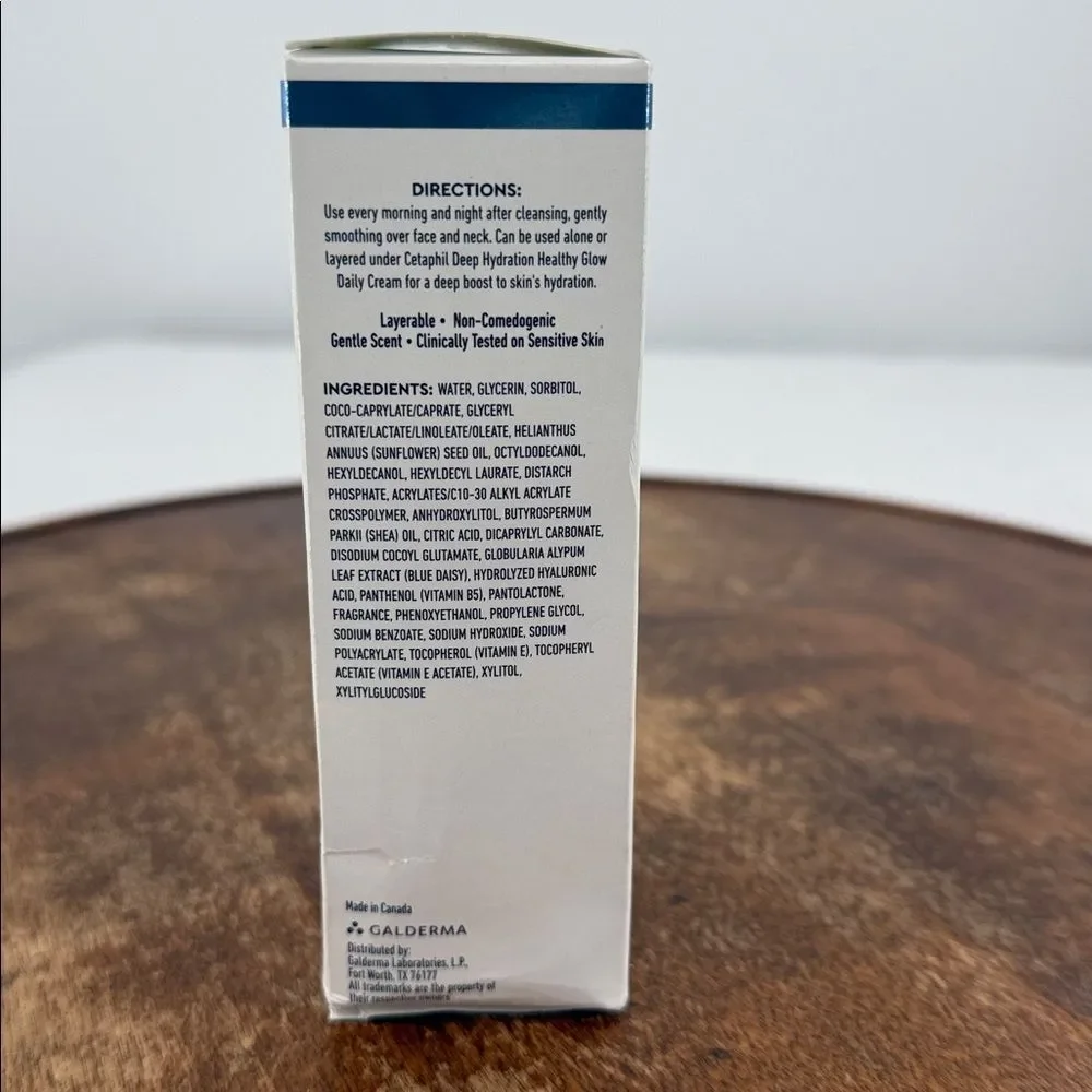 Cetaphil Serum Deep Hydration 48 Hour Activation Face Moisturizer 1 oz Pump